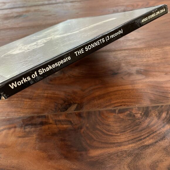 Works OF Shakespeare The Sonnets 3xLP Box Set 1972 Argo ZPR 254-6 - Picture 2 of 11